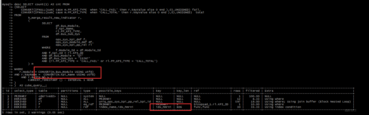 MySQL--SQL优化案例--隐式字符编码转换_联合索引_11