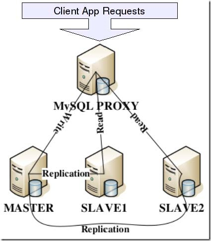 MySQLProxy示意图