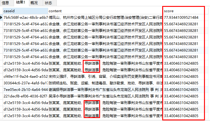 mysql全文检索