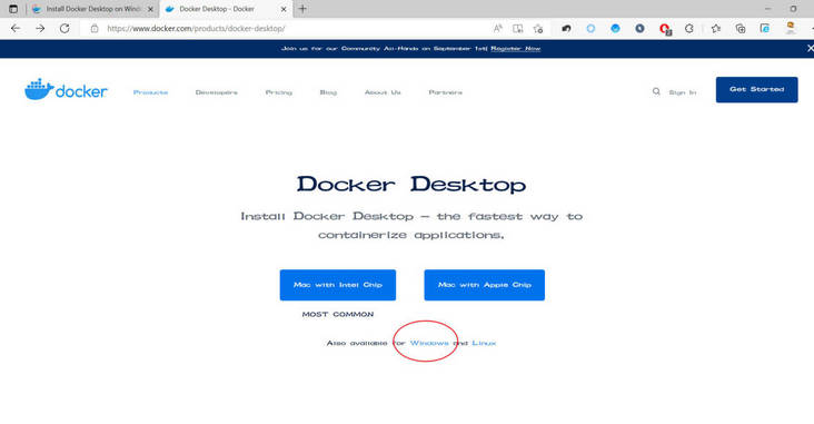 Docker desktop官方下载