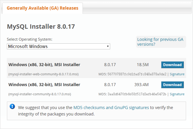 MySQL Installer