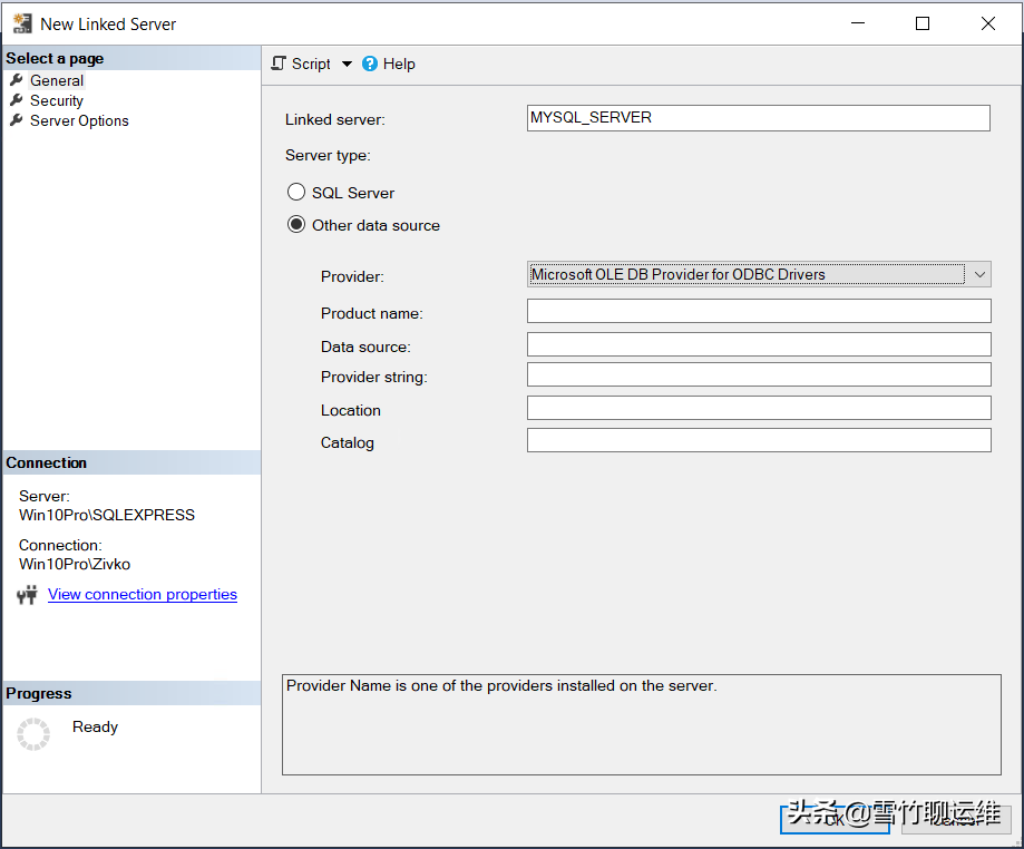 如何在 SQL Server 中创建和配置链接服务器以连接到 MySQL