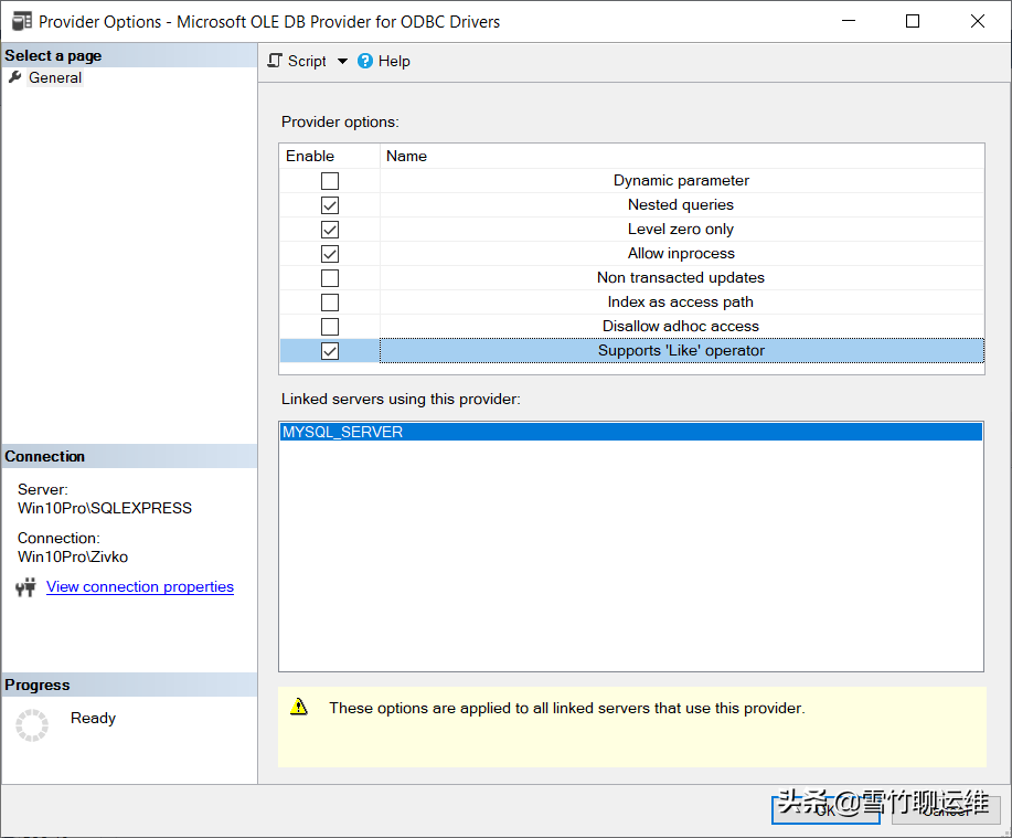 如何在 SQL Server 中创建和配置链接服务器以连接到 MySQL