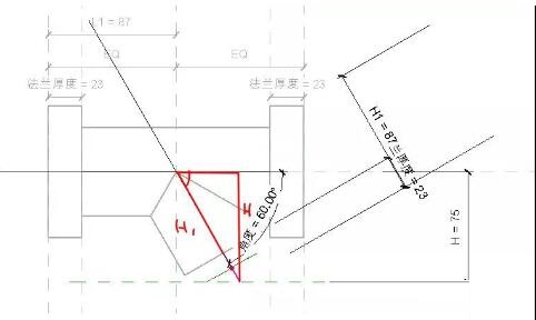 Revit管件族等径法兰三通制作方法技巧