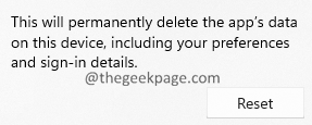 Click-on-Reset