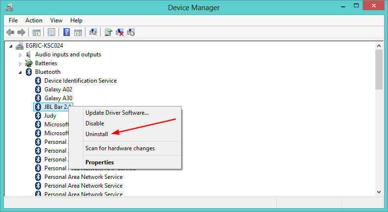 Uninstall-BT-driver