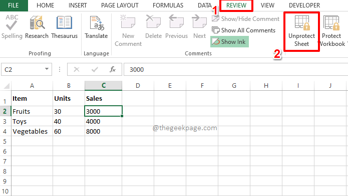 如何防止其他用户在 Microsoft Excel 中编辑特定单元格