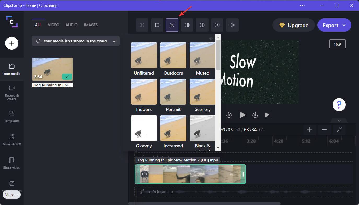 clipchamp-effects