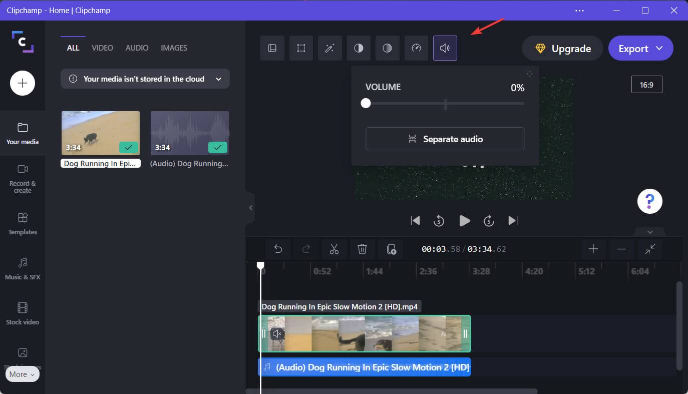clipchamp-audio