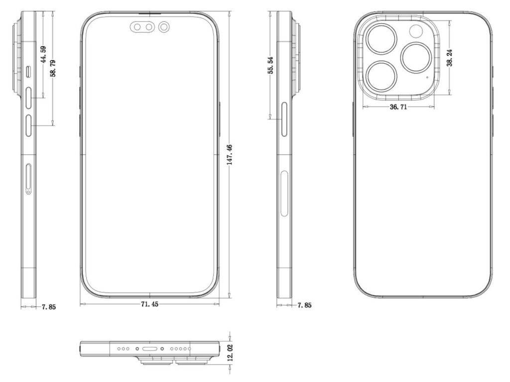 iPhone 14 Pro Max设计图曝光：镜头更厚更突出