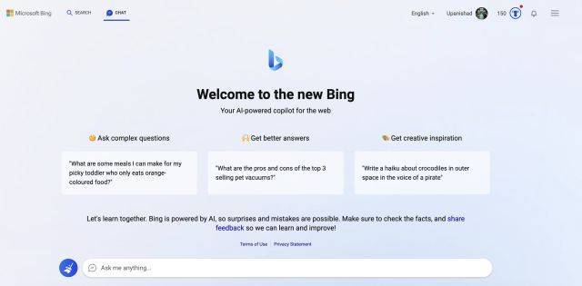 如何在任何 Web 浏览器中使用 Microsoft Bing AI 聊天(工作方法)