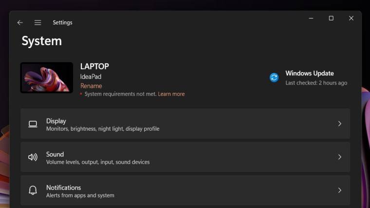 Windows 11 功能泄漏：任务栏改进，以及运行不受支持的 PC 的提醒