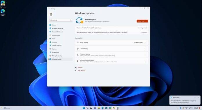 Windows 11 Build 22616 发布,新增功能等