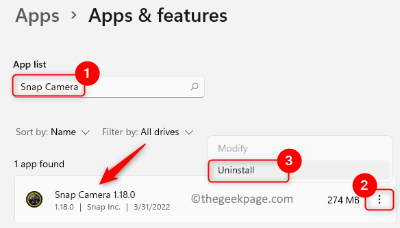 Snap-Camera-Uninstall-from-apps-features-min