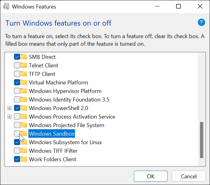 10-Uncheck-Windows-Sandbox