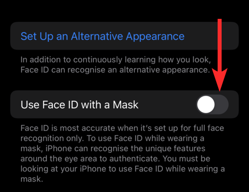 如何在 iPhone 上将眼镜添加到面容 ID
