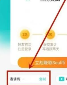 soul的邀请码在哪里填写