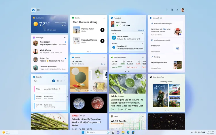 在任务栏开始与ChatGPT必应聊天，Windows 11发布重大更新