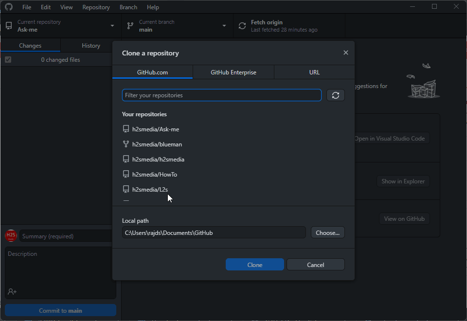 如何在 Windows 11 或 10 上安装 GitHub Desktop?