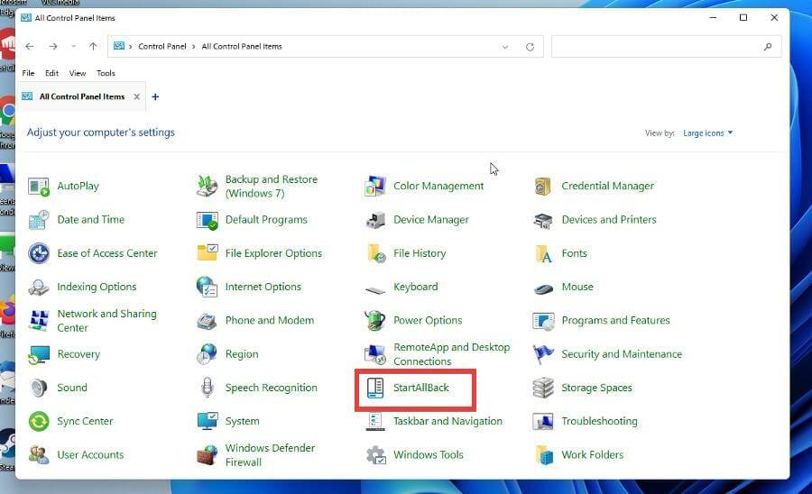 在 Windows 11 上使用 StartAllBack 恢复到 Windows 10 界面