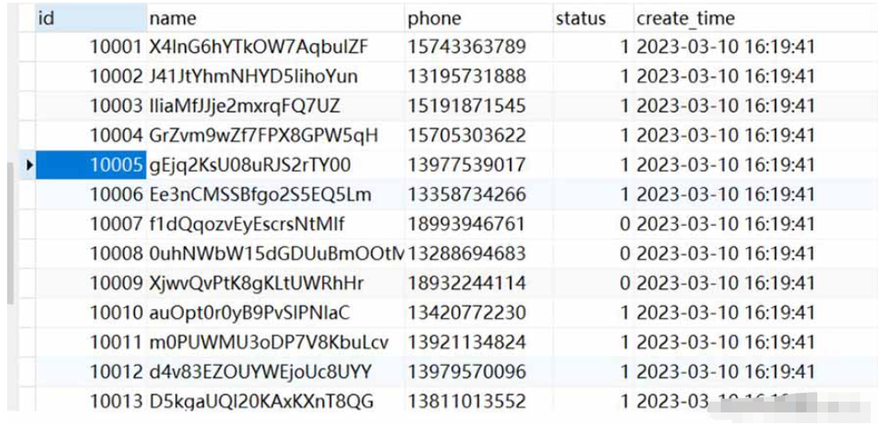 使用MySQL存储过程生成百万级数据