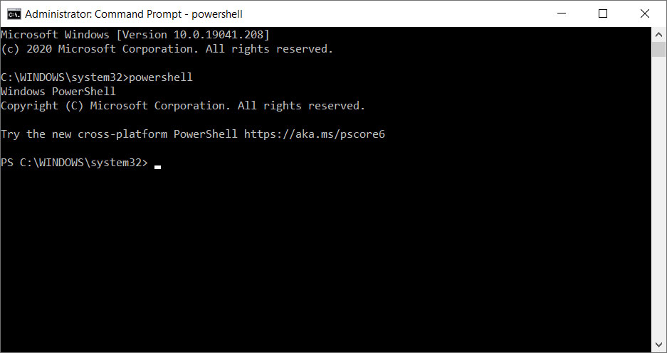 Win10作为管理员运行PowerShell的方法。