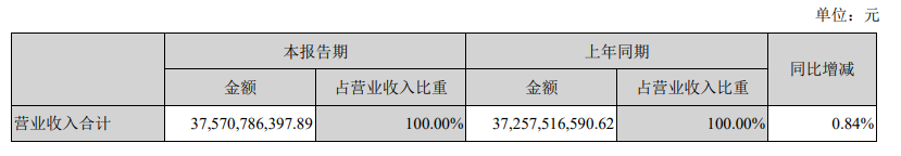 海康威视上半年业绩表现稳健，营收达到375.71亿元，同比增长0.84%，净利润达到53.38亿元