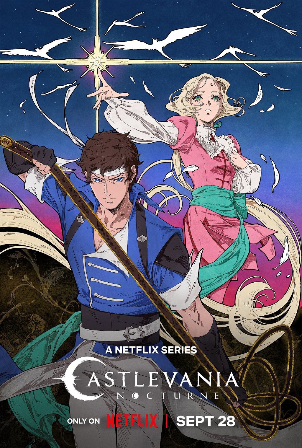 Netflix 动画剧集《恶魔城：夜曲》正式预告公开，9 月 28 日播出