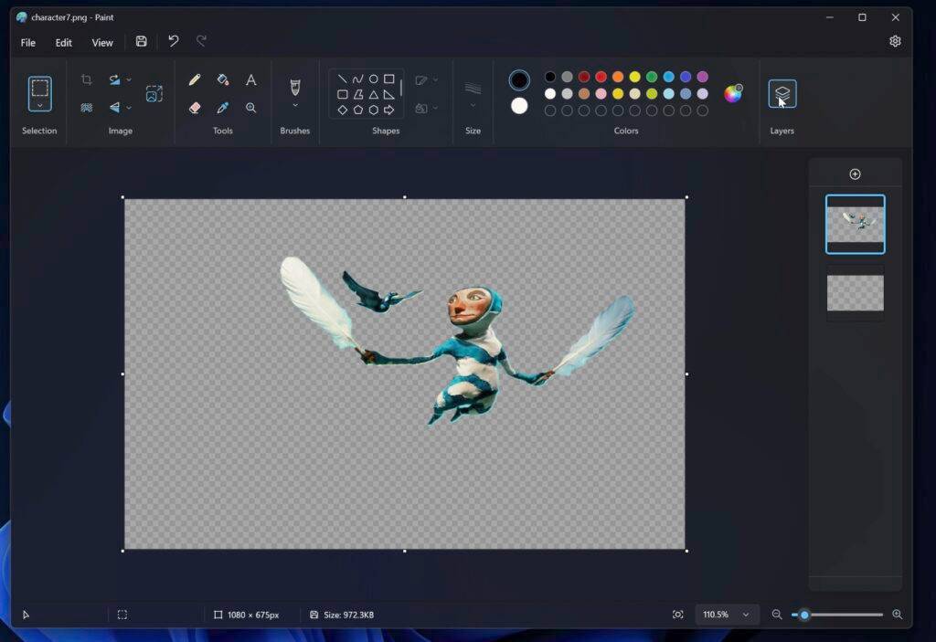 Microsoft Paint 迎来突破,新增 Layer 图层功能,创下38年来的记录