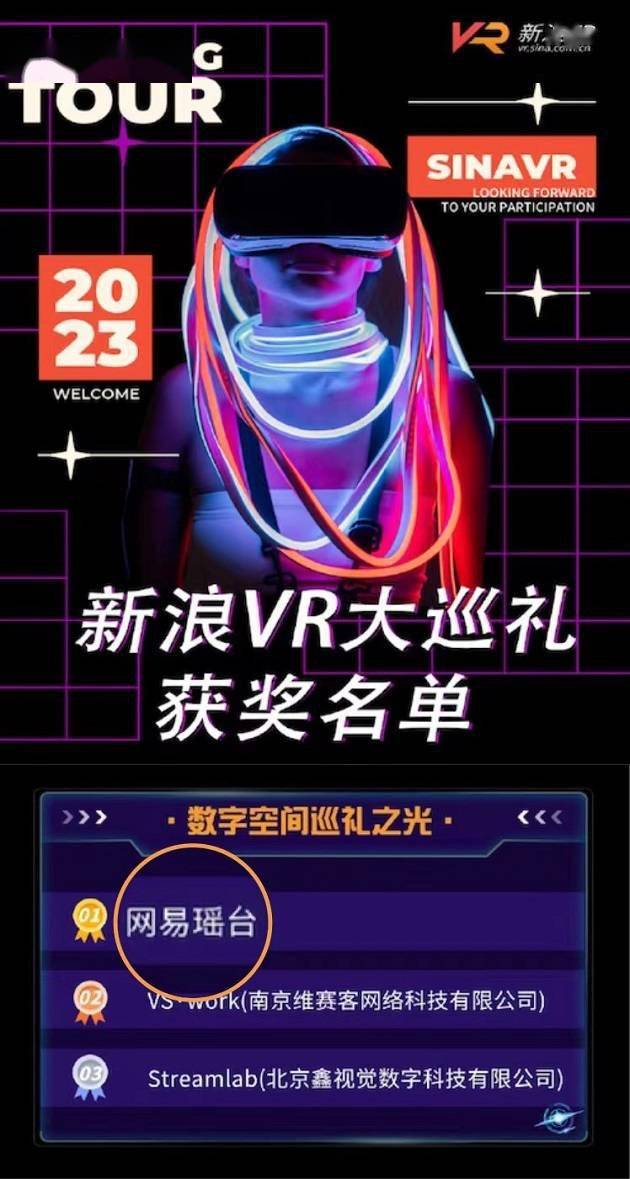 向下扎根，向上生长，网易瑶台荣登新浪VR“巡礼之光”榜单