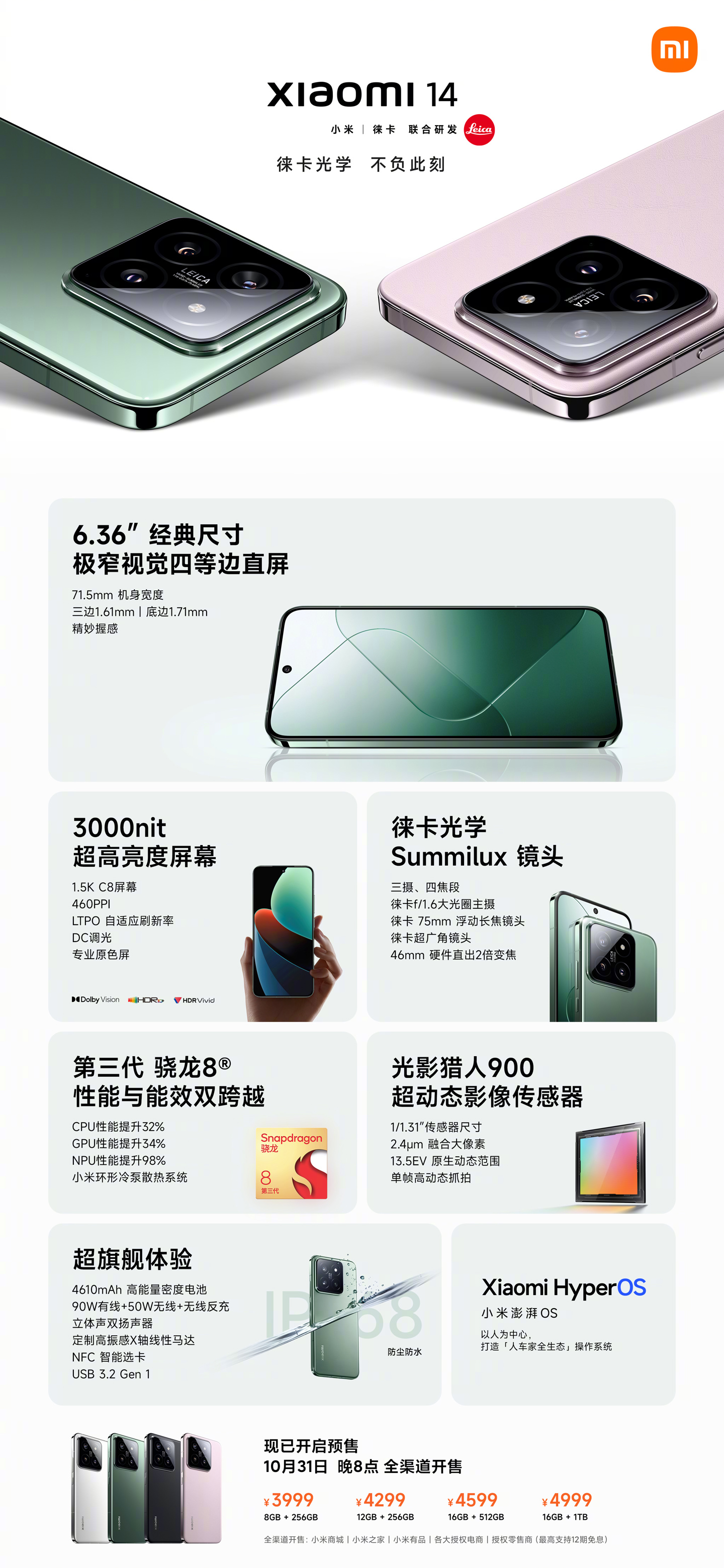 小米14/Pro系列手机销量突破100万,但仍面临严重缺货问题,雷军表示