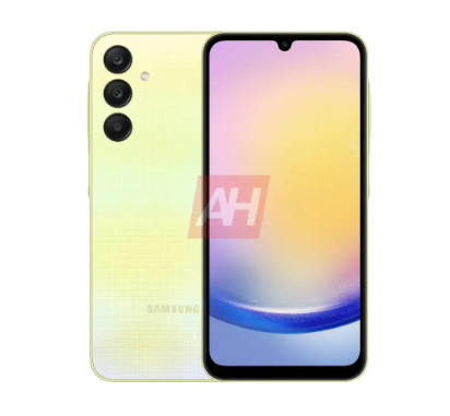 三星 Galaxy A25 5G 手机高清渲染图曝光：四色外观