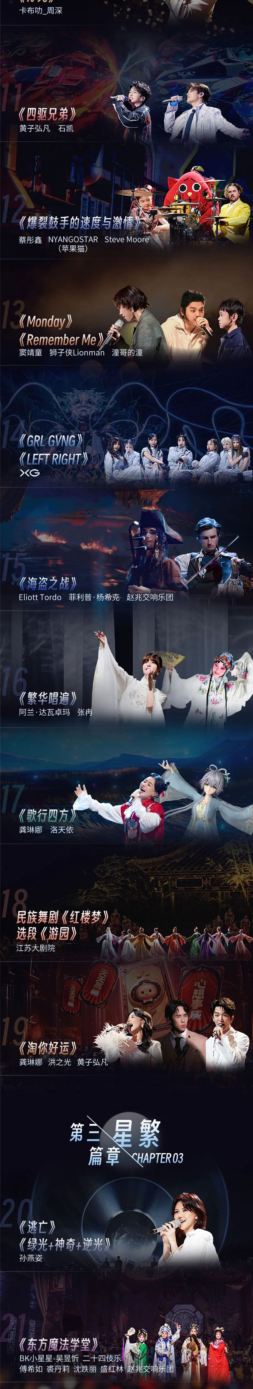 B站 2023 跨年晚会节目单:陶喆、孙燕姿、凤凰传奇等艺人演唱,猫和老鼠、奥特曼等角色上场