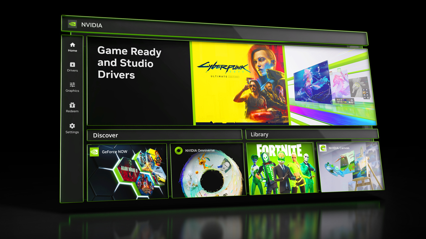 英伟达推出全新 NVIDIA App 现代化控制面板,551.61 驱动更新