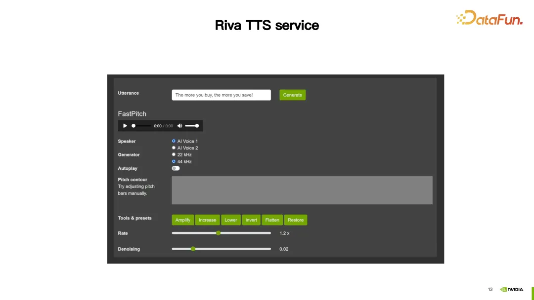 利用 NVIDIA Riva 快速部署企业级中文语音 AI 服务并进行优化加速