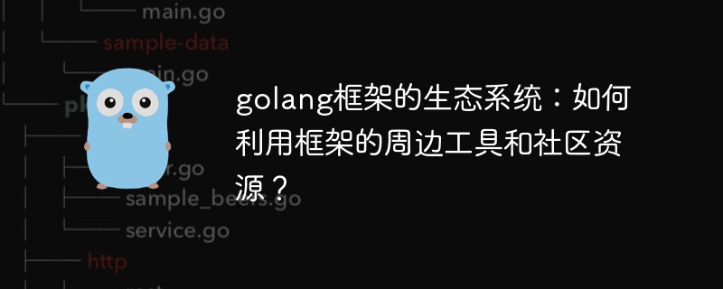 golang框架的生态系统：如何利用框架的周边工具和社区资源？