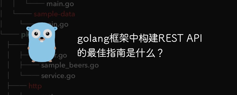 golang框架中构建REST API的最佳指南是什么？