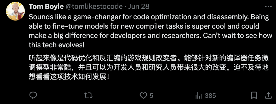 开发者狂喜！Meta最新发布的LLM Compiler，实现77%自动调优效率