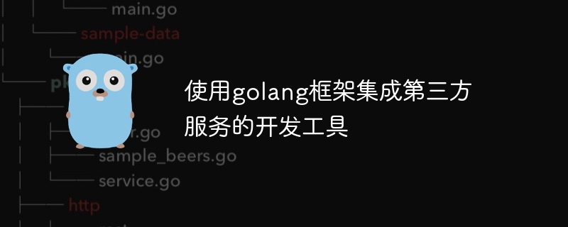 使用golang框架集成第三方服务的开发工具