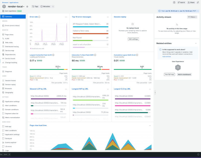 如何使用 New Relic 监控 App Router Nextjs 应用程序