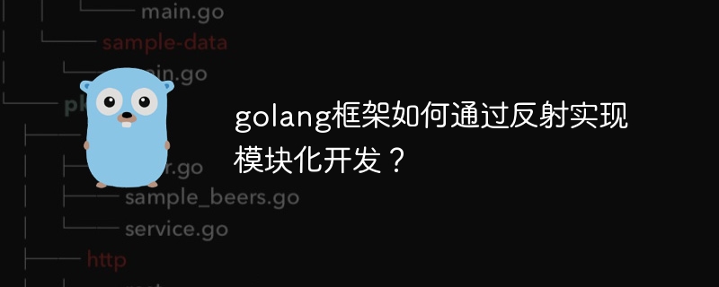 golang框架如何通过反射实现模块化开发？