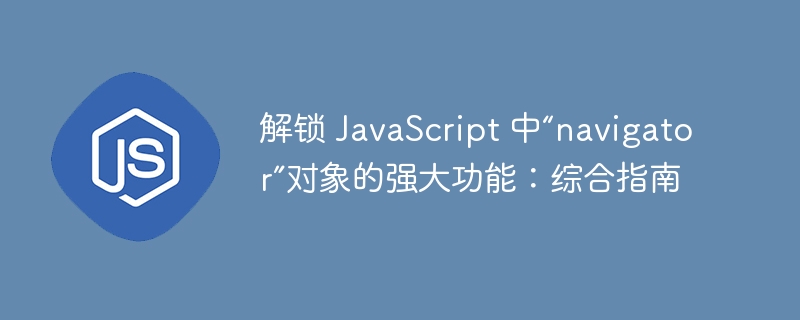 解锁 JavaScript 中“navigator”对象的强大功能：综合指南