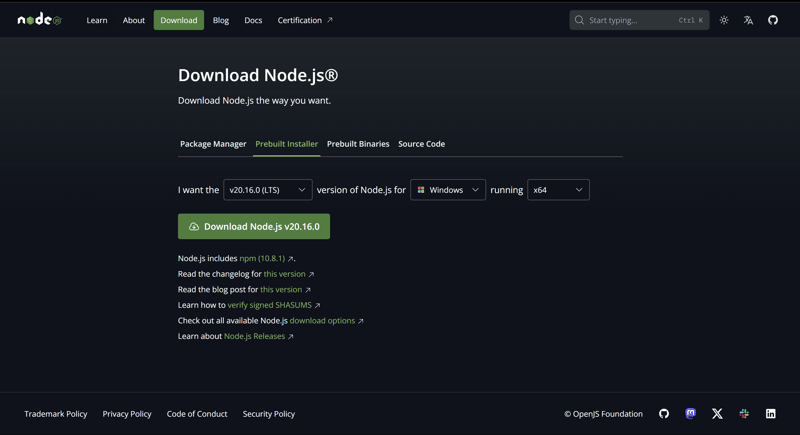 教程如何使用 Node js 直到显示“Hello World”