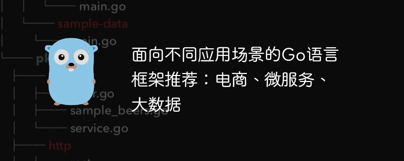 面向不同应用场景的Go语言框架推荐：电商、微服务、大数据