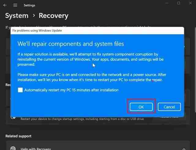 Win11 Recovery Tool恢复工具初上手:WindowsUpdate方式安装新系统