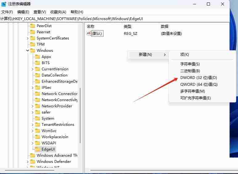 Win11怎么禁用滑动手势功能? 注册表关闭滑动手势功能的方法