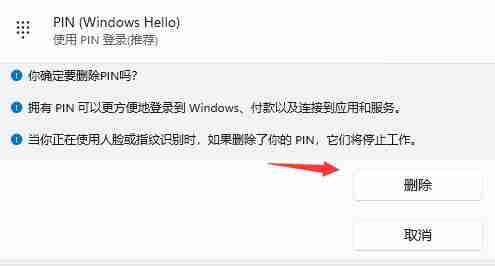 Win11怎么取消pin码登录 Win11取消pin码登录的方法