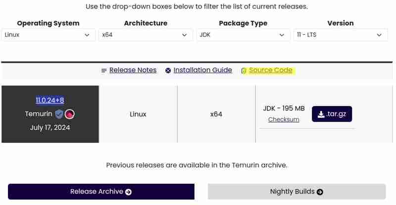 将 AdoptiumJDK 源代码加载到 Eclipse IDE 中