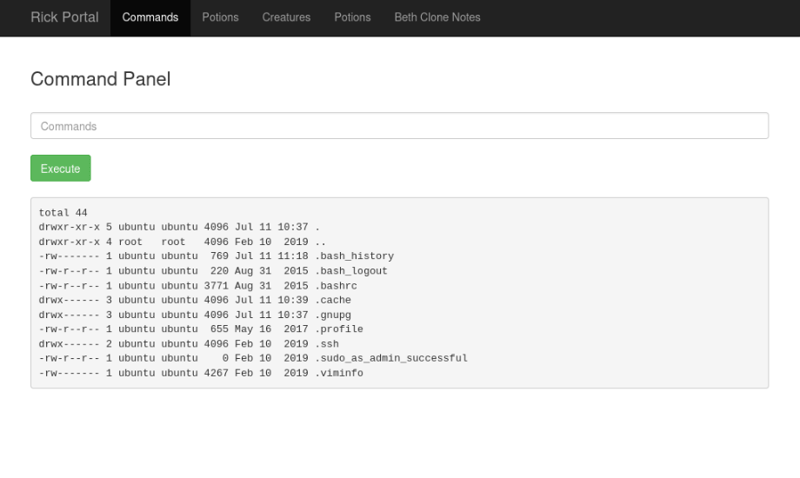 Desafio Pickle Rick - TryHackMe