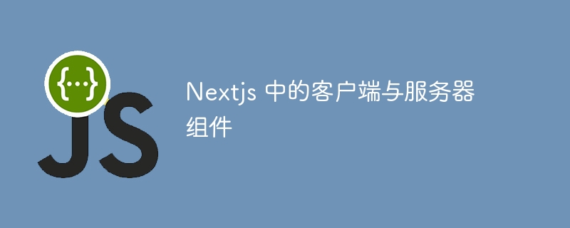 Nextjs 中的客户端与服务器组件